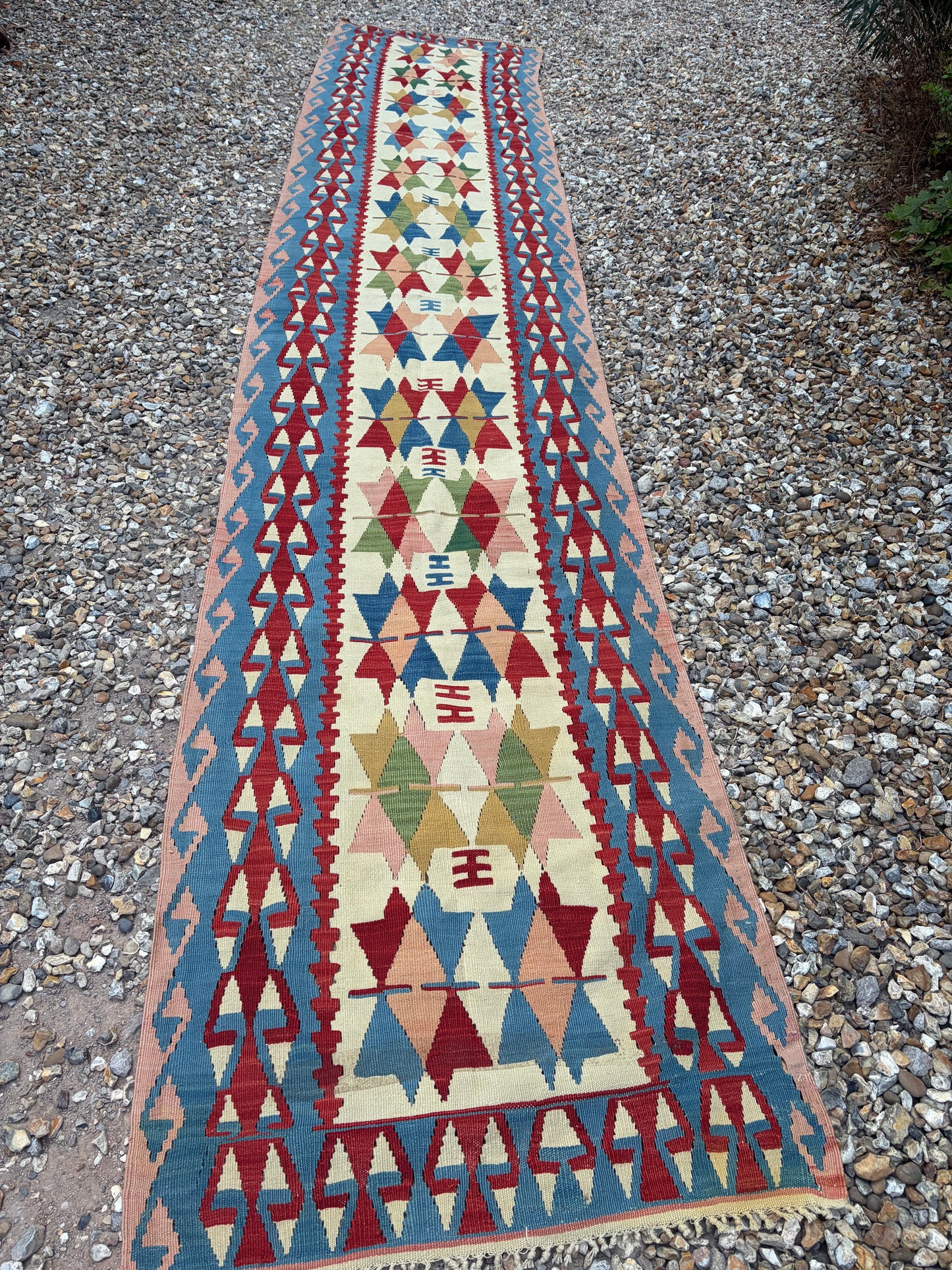 DOUBLE STAR KILIM RUNNER