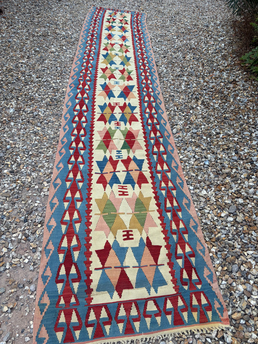 DOUBLE STAR KILIM RUNNER