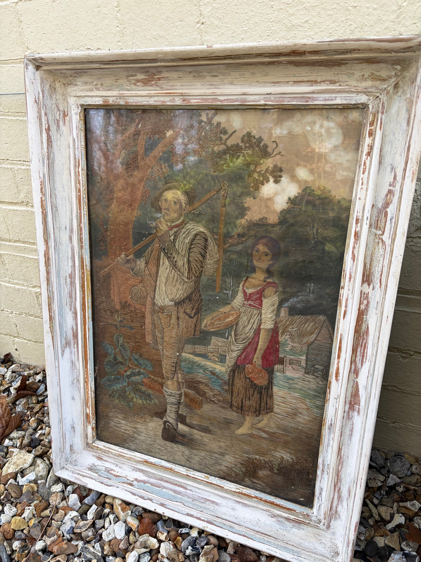 ANTIQUE SILK PICTURES