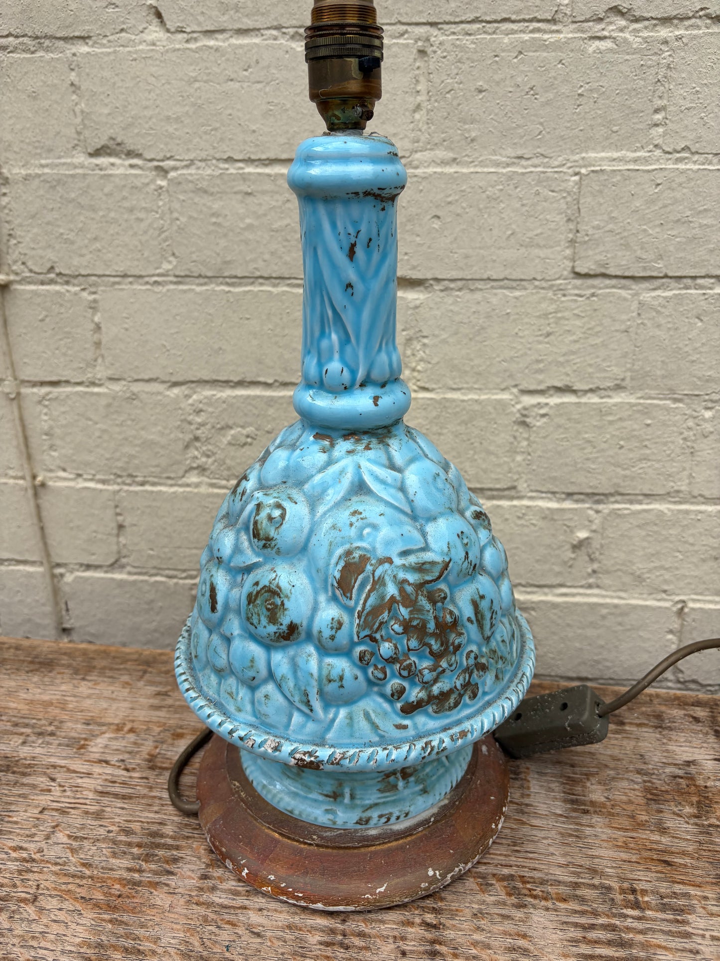 MAJOLICA LAMP