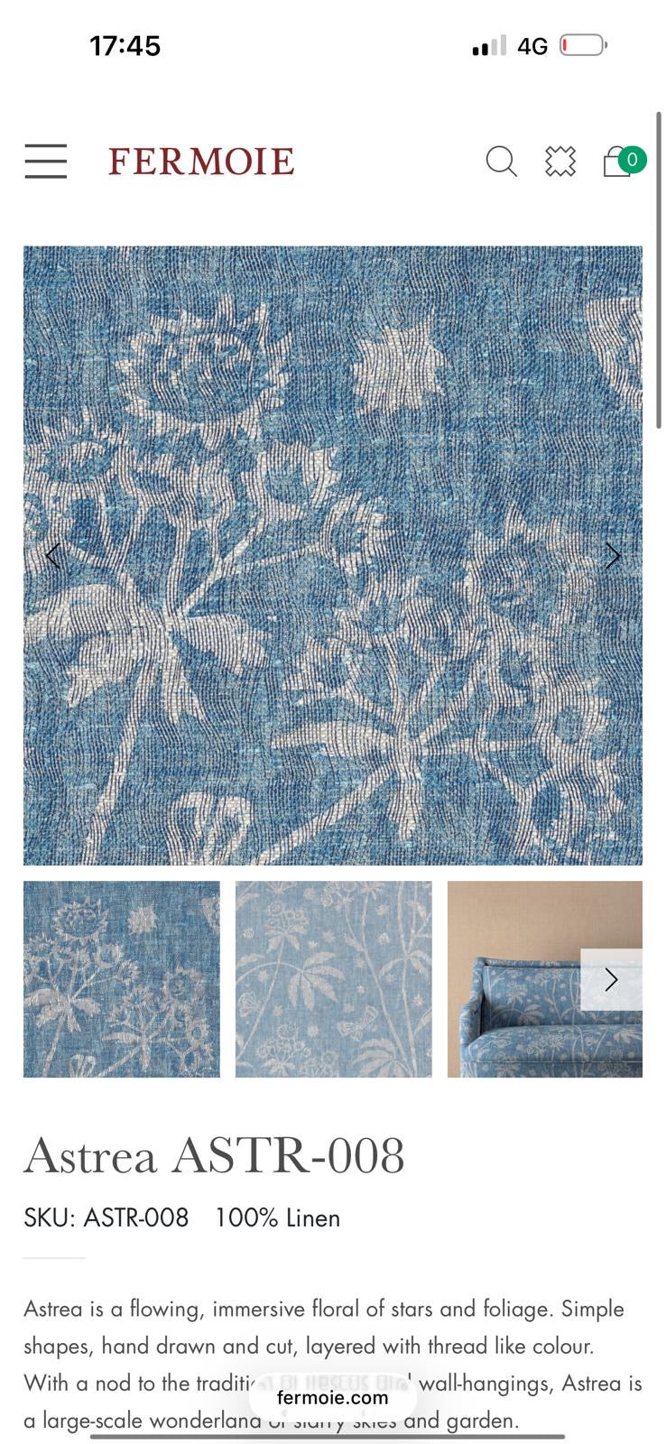 FERMOIE CURTAINS