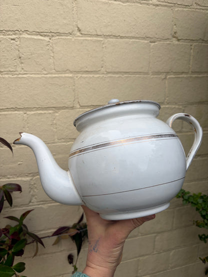 ENAMEL TEAPOT