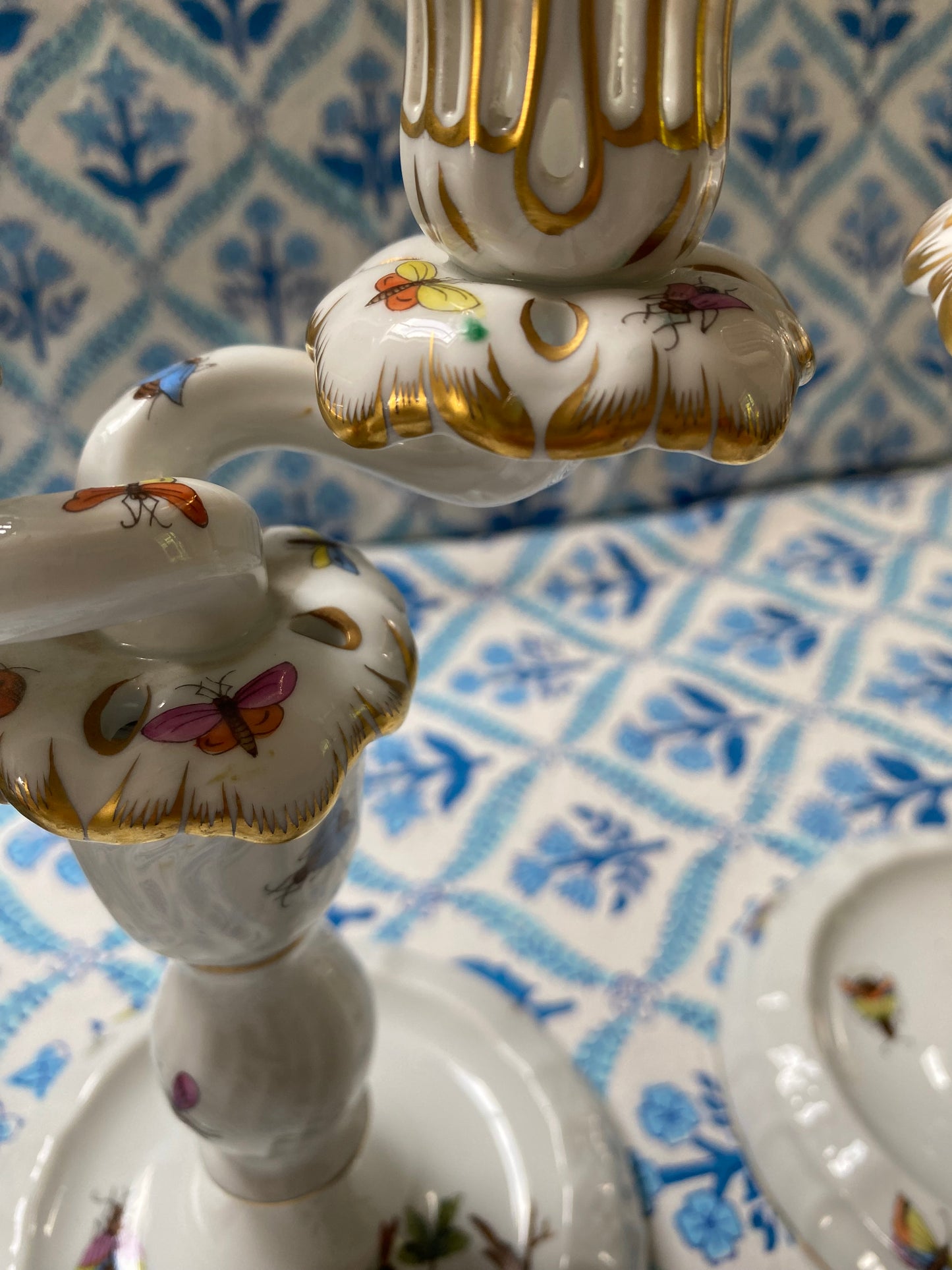 HEREND CANDLESTICKS