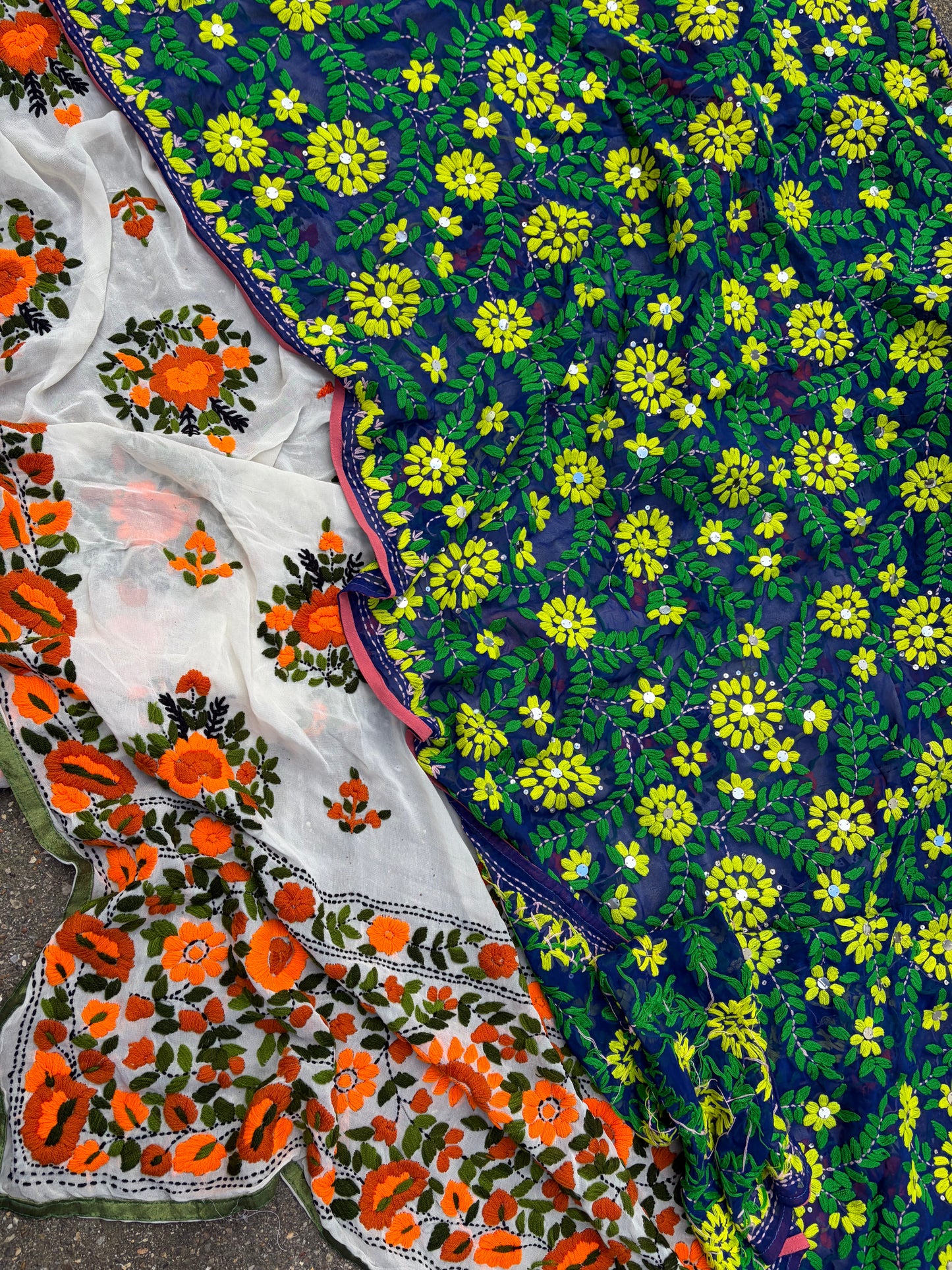 EMBROIDERED SILK