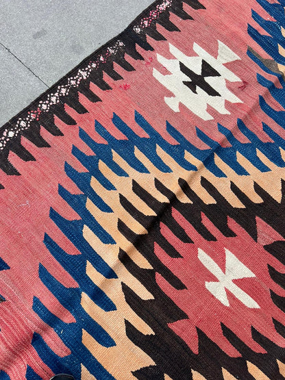 LARGE PINK KILIM
