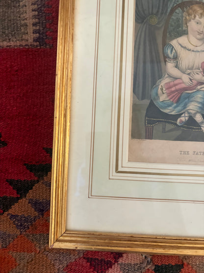 GILDED FRAME AND PRINT