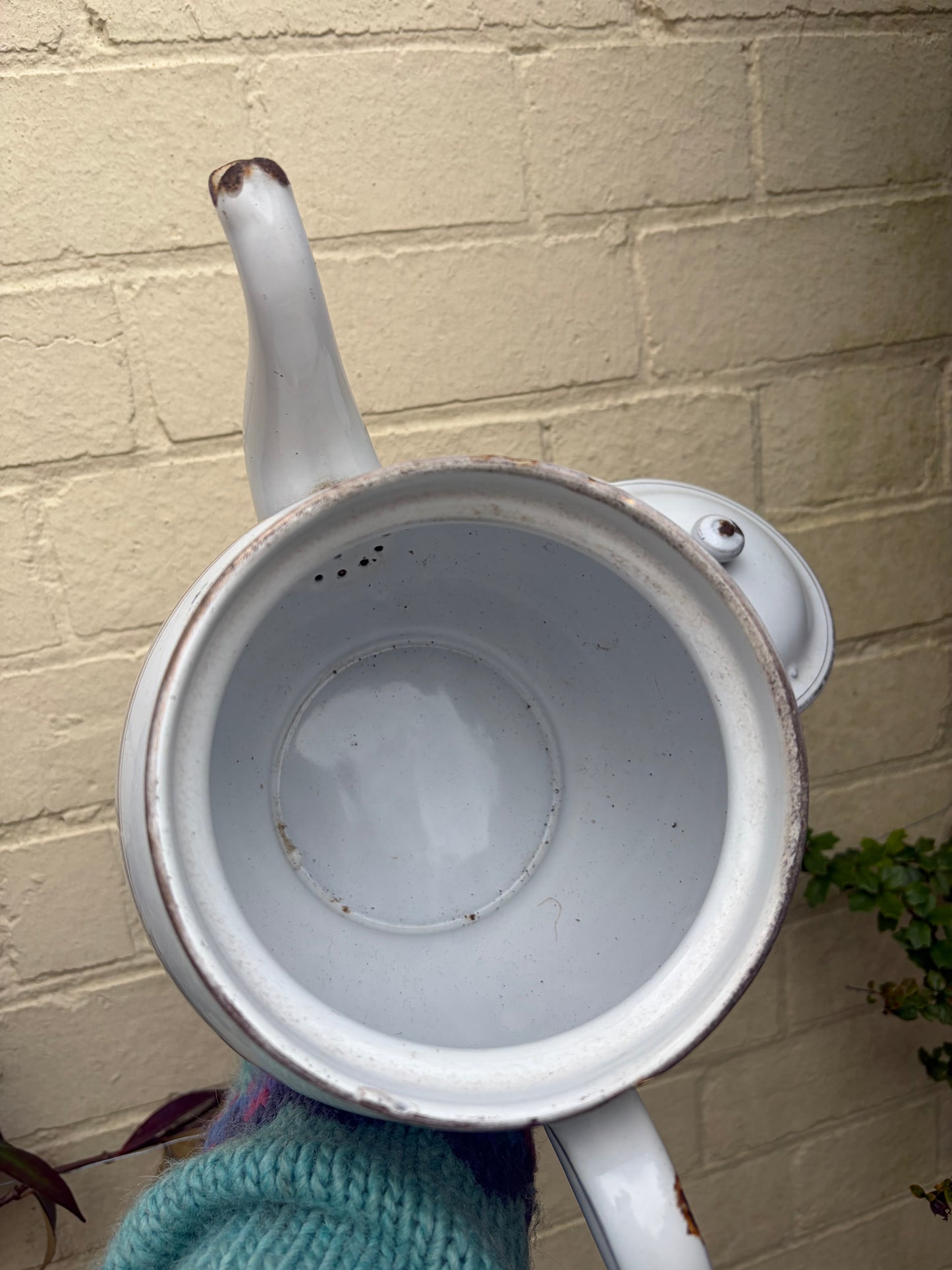 ENAMEL TEAPOT
