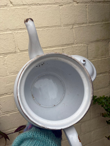 ENAMEL TEAPOT