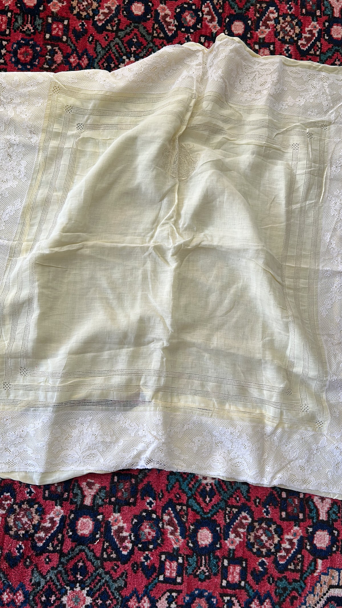 YELLOW CUSHION COVER