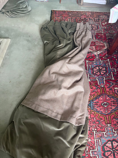 VELVET AND TWEED CURTAINS