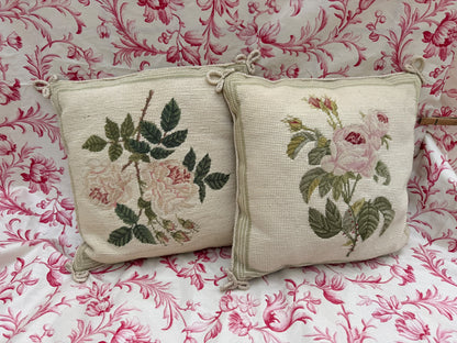 PAIR OF TAPESTRY CUSHIONS