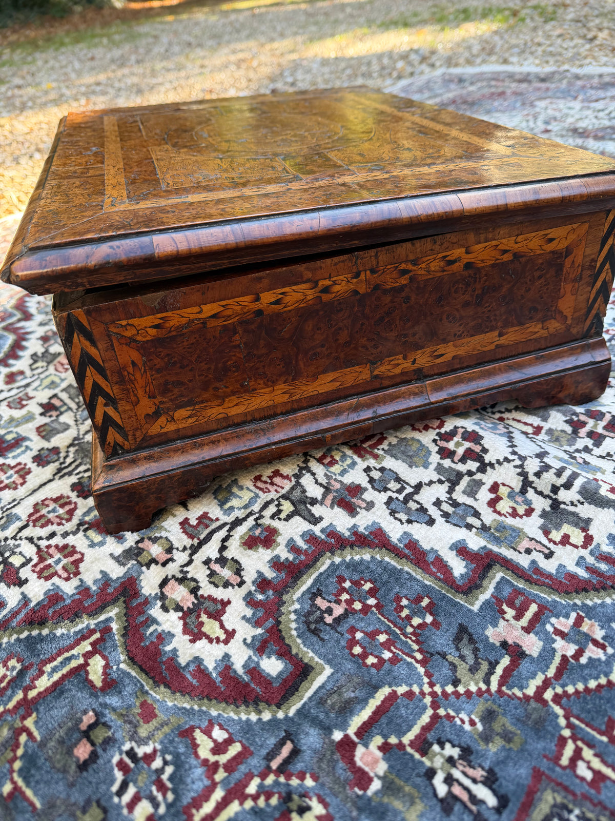 ANTIQUE WALNUT BOX