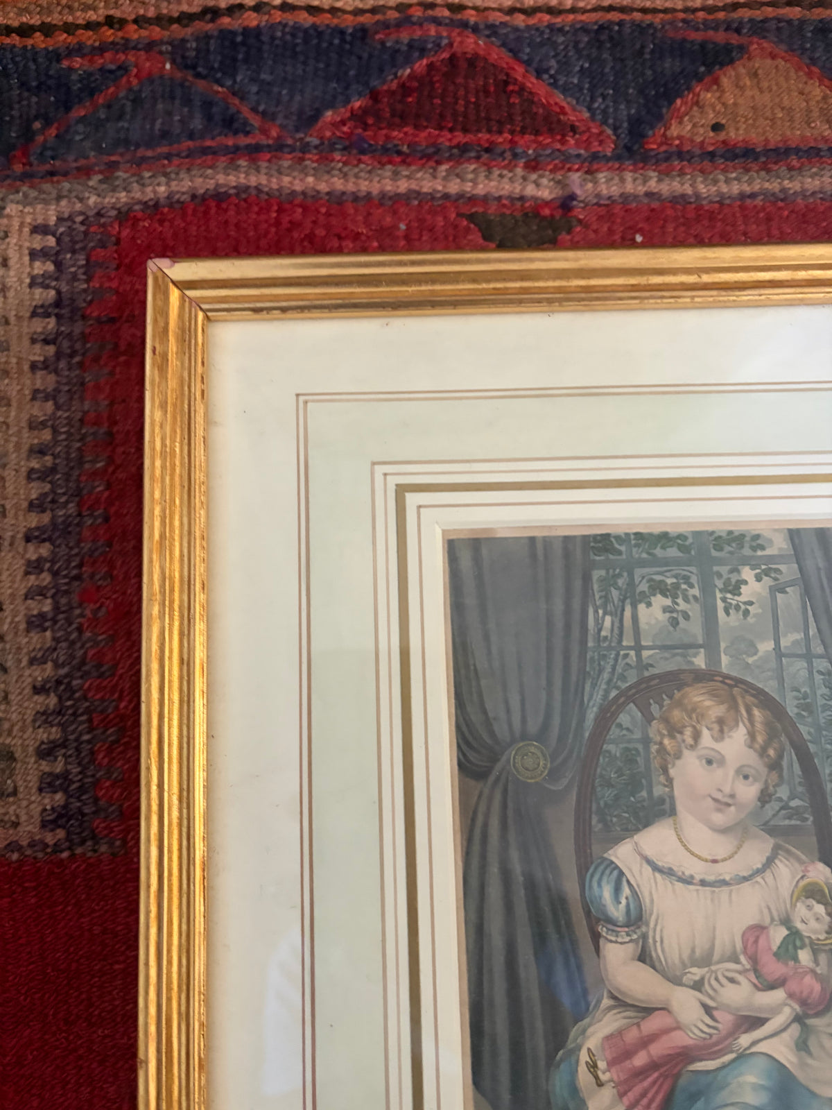 GILDED FRAME AND PRINT