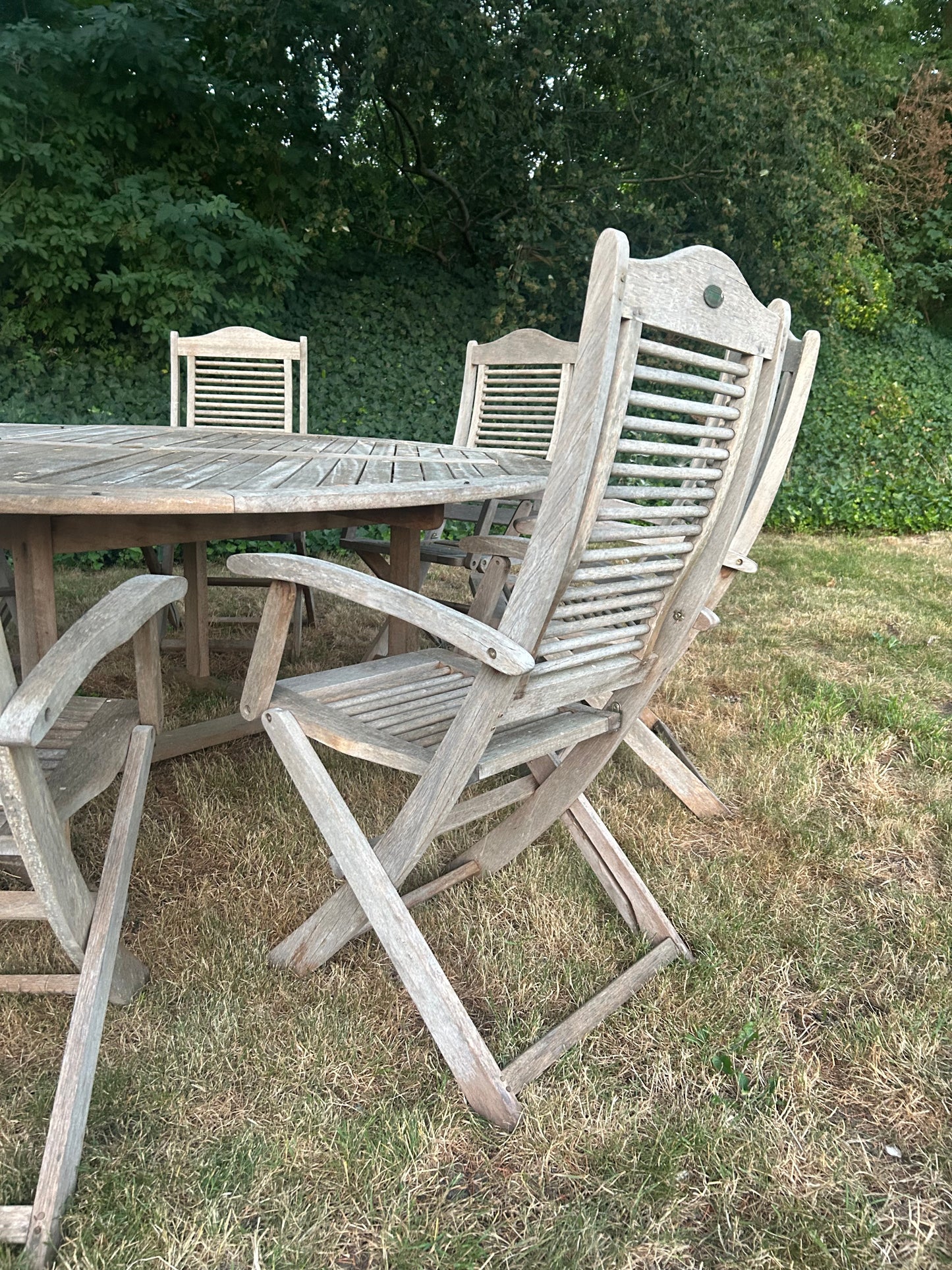 GARDEN TABLE AND CHAIRS