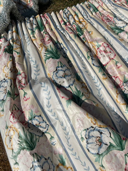 CURTAINS AND PELMET