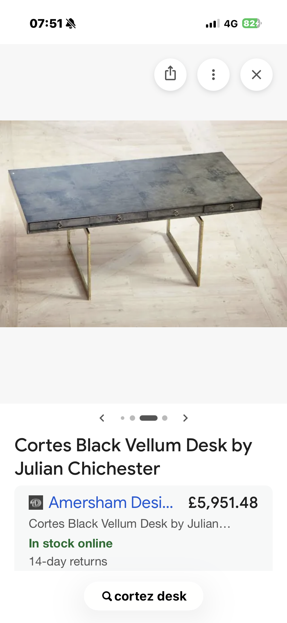 JULIAN CHICHESTER CORTES DESK