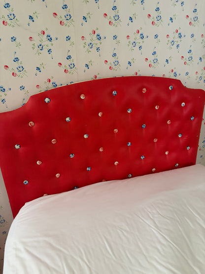 A PAIR OF SINGLE BEDS