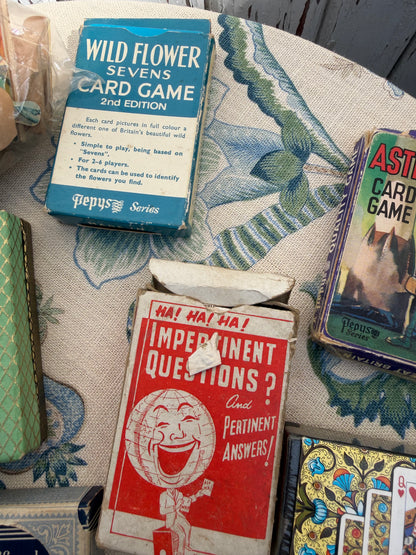 VINTAGE CARDS AND GAMES