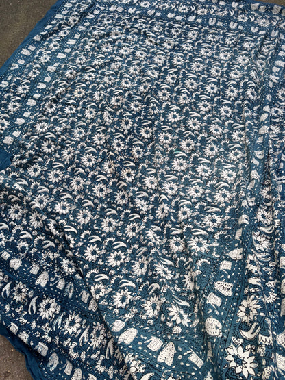 BLUE THROW