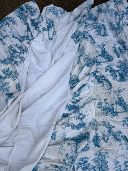 TOILE VALANCE & THROW