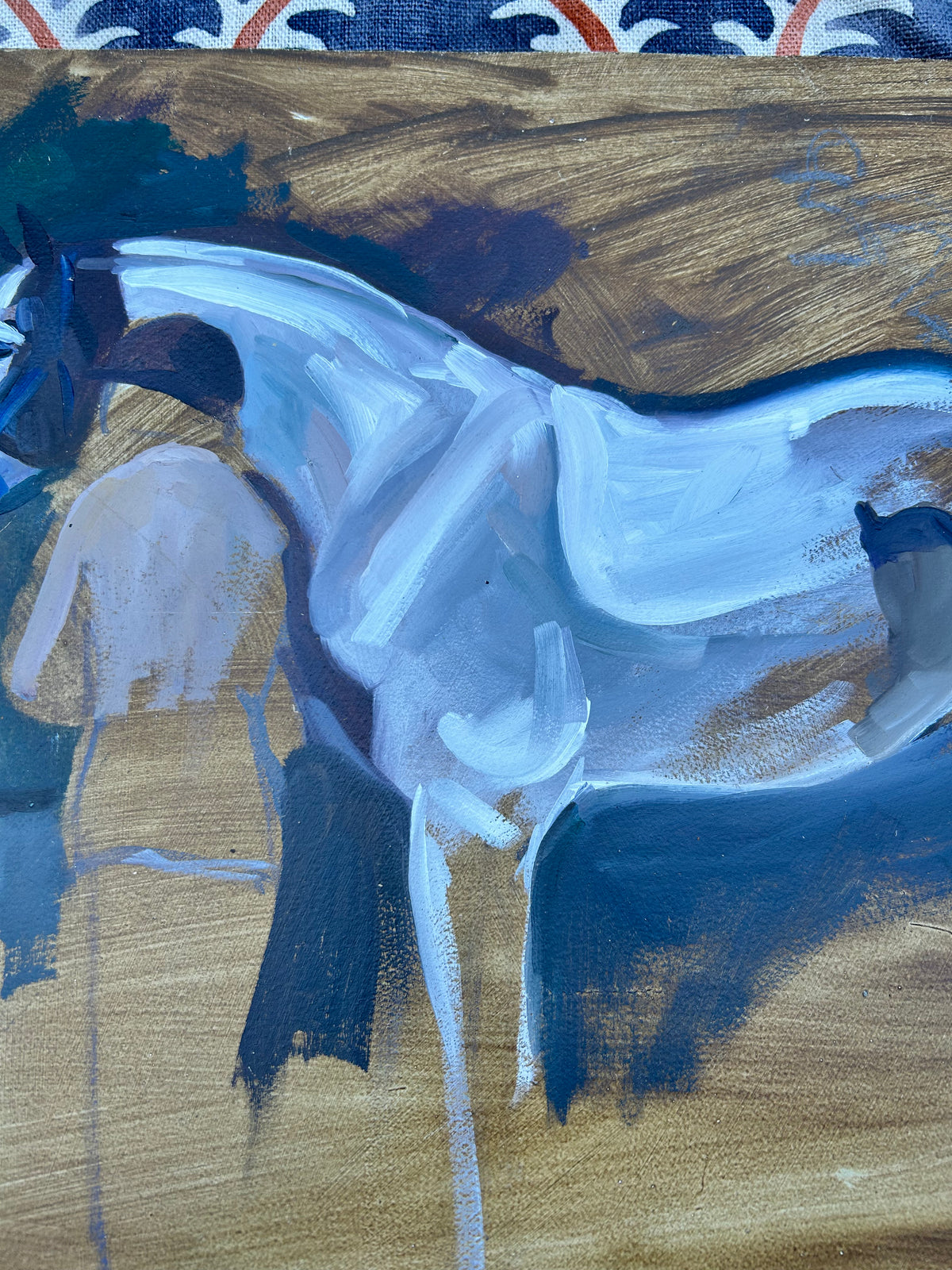 HORSE OIL ON BOARD
