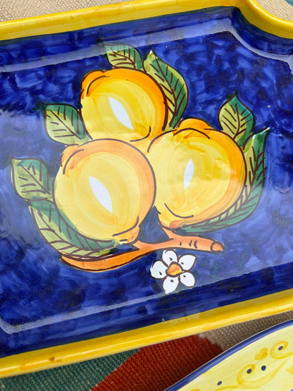 PAINTED CERAMIC TRAYS