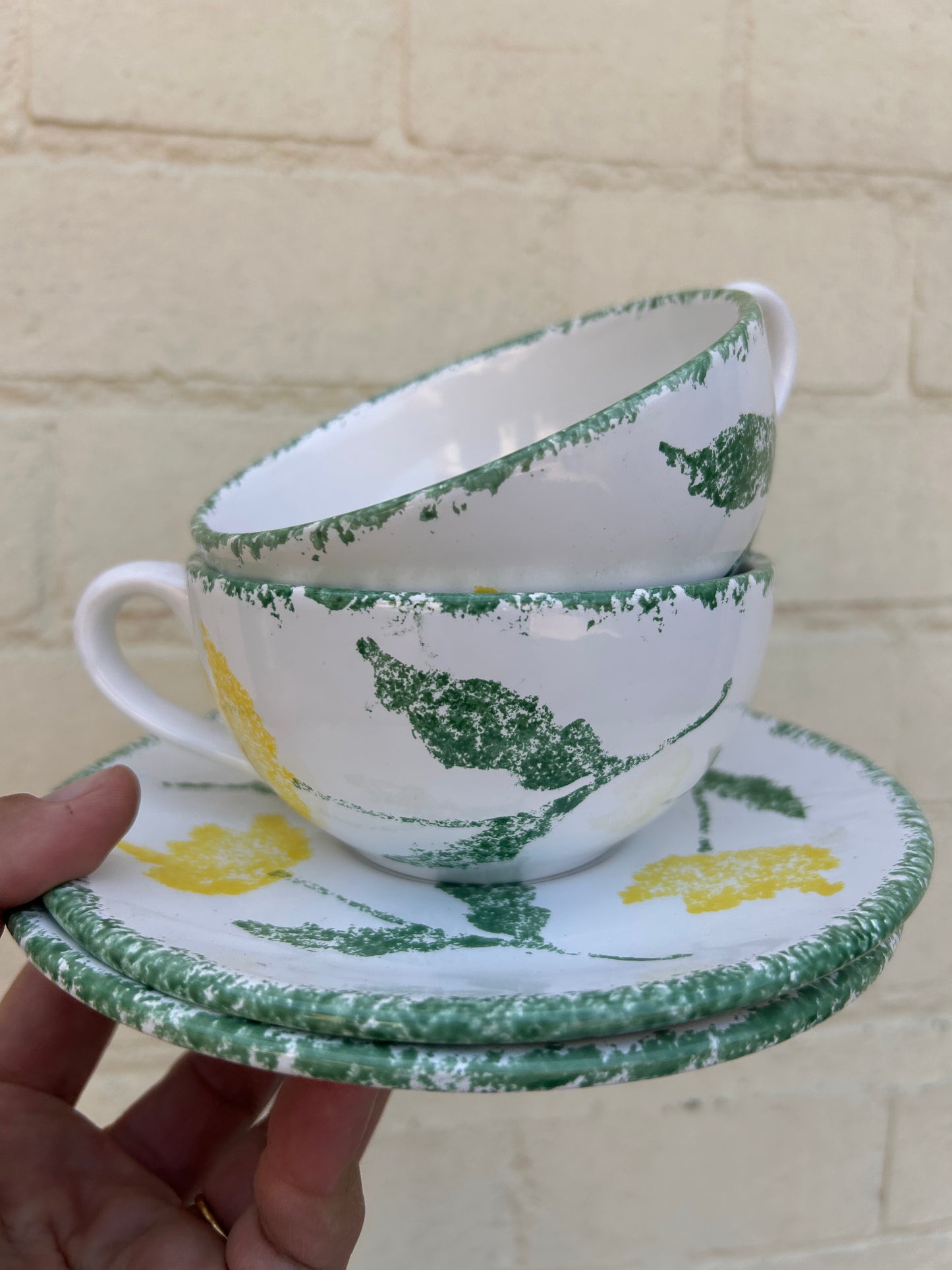 CUPS AND SAUCERS