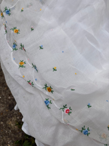 EMBROIDERED VOILE