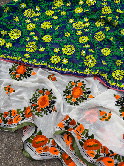 EMBROIDERED SILK
