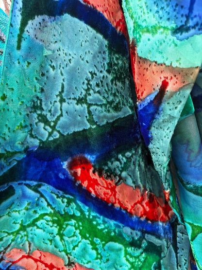 5 SILK SCARVES