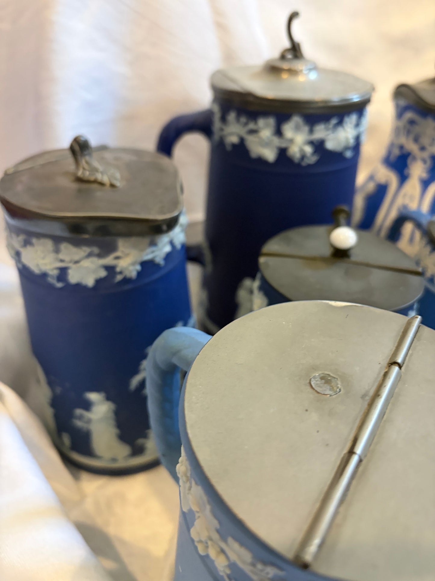 WEDGWOOD AND BROWNFIELD JUGS