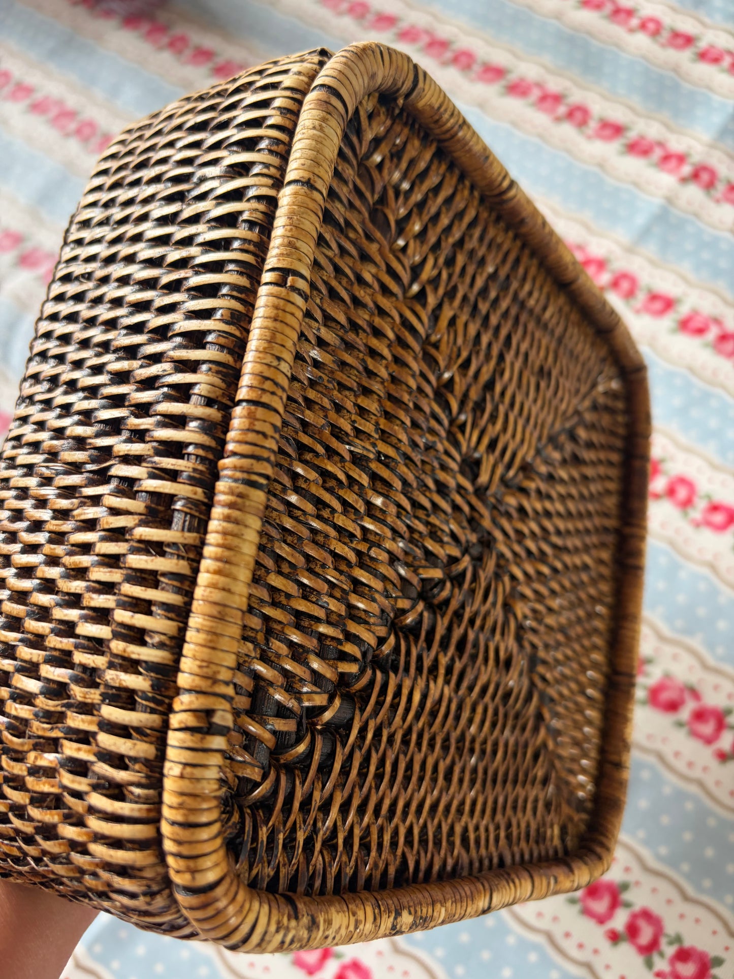 RATTAN CADDY