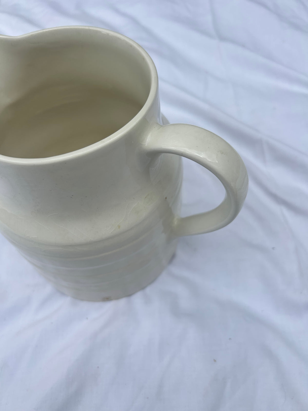 WHITE MILK JUG