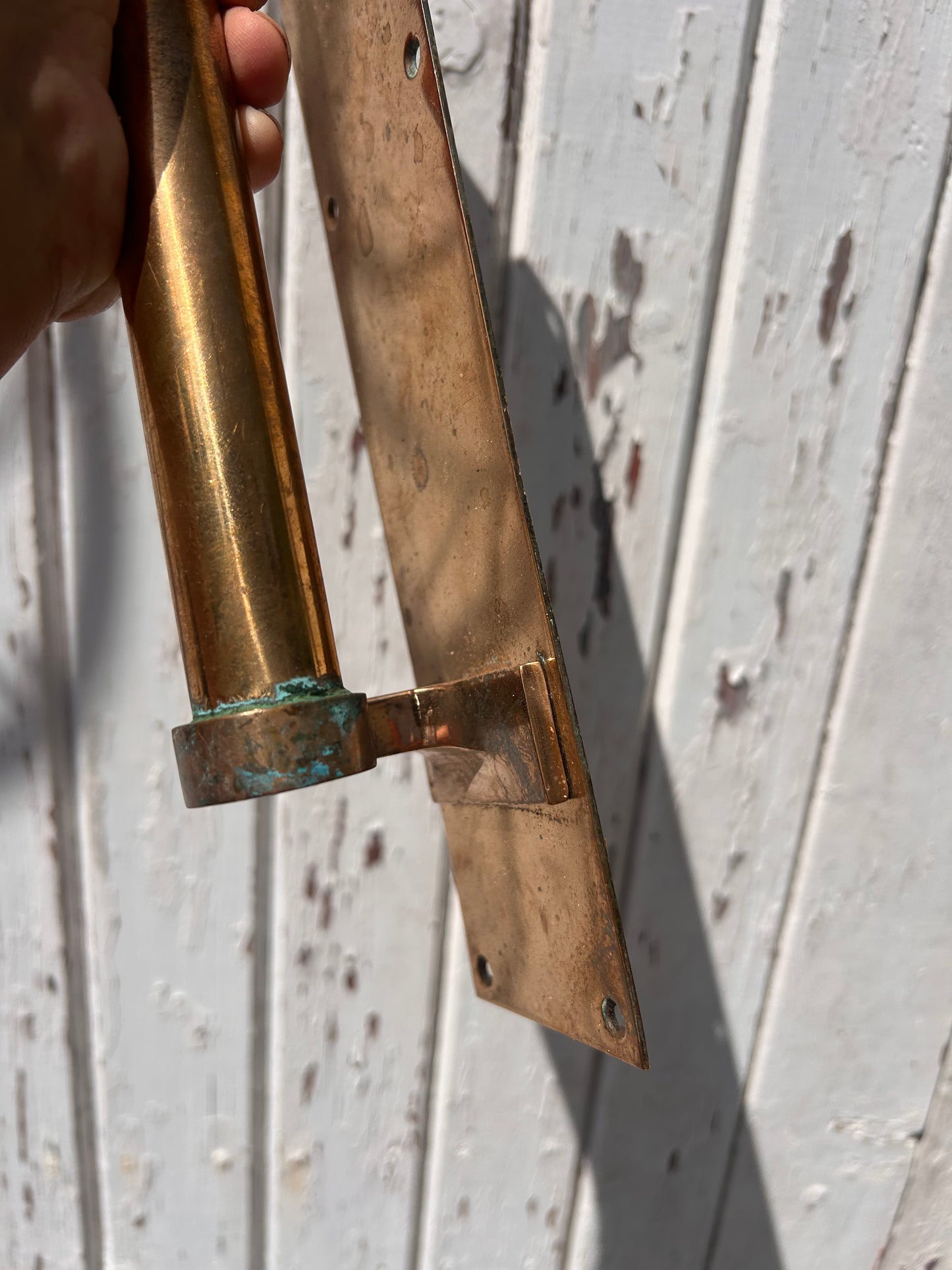 VINTAGE BRASS PULL HANDLE