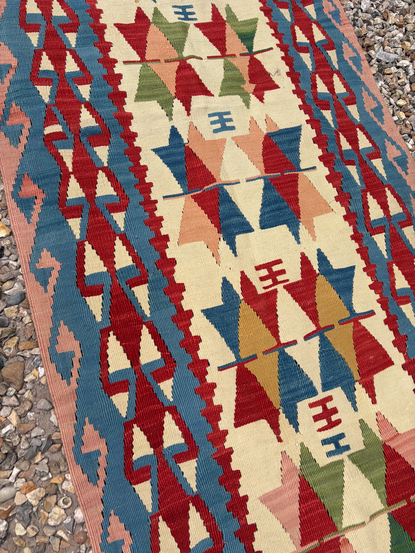 DOUBLE STAR KILIM RUNNER