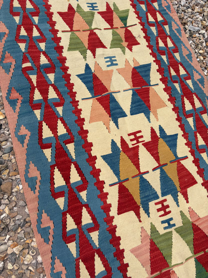 DOUBLE STAR KILIM RUNNER