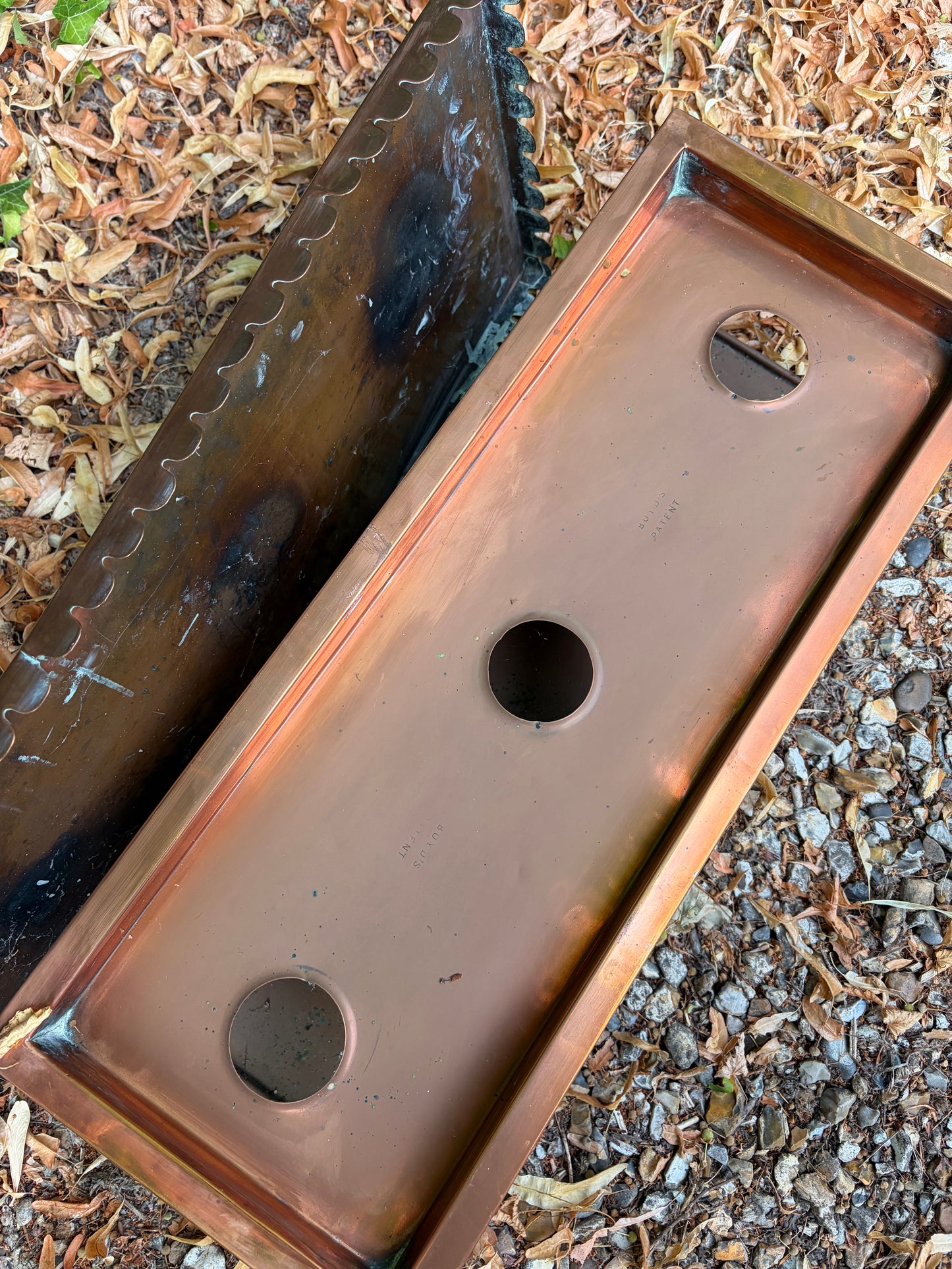 COPPER WARMING PLATE