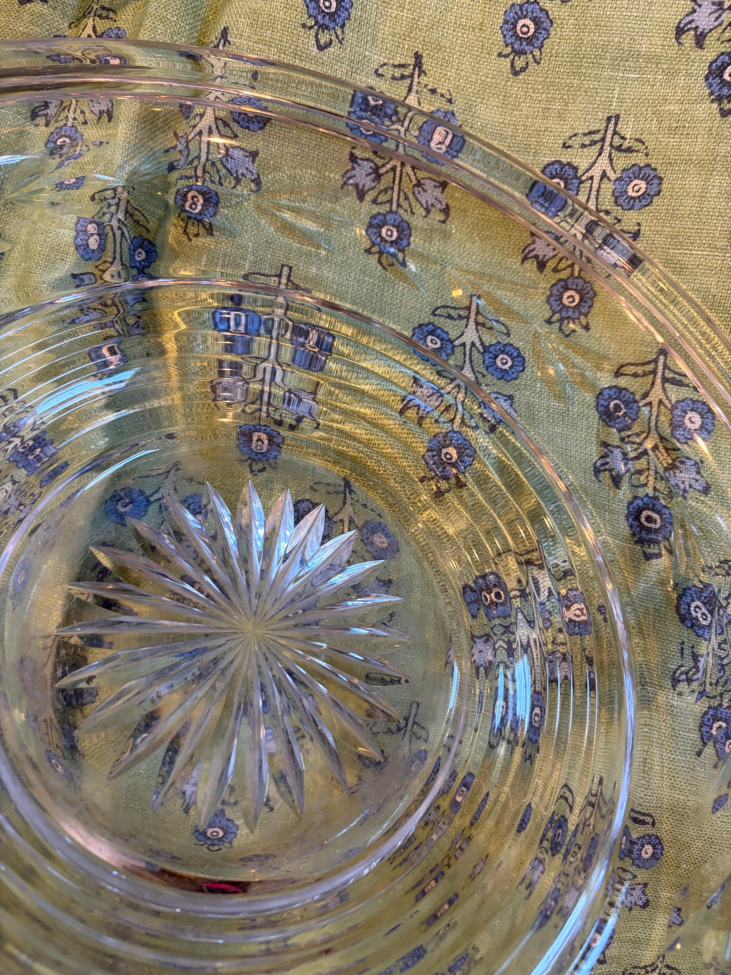 CUT GLASS BOWL