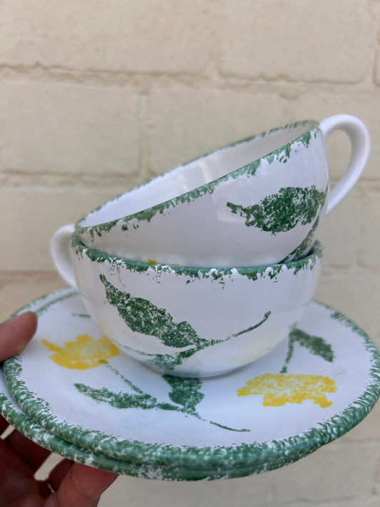 CUPS AND SAUCERS
