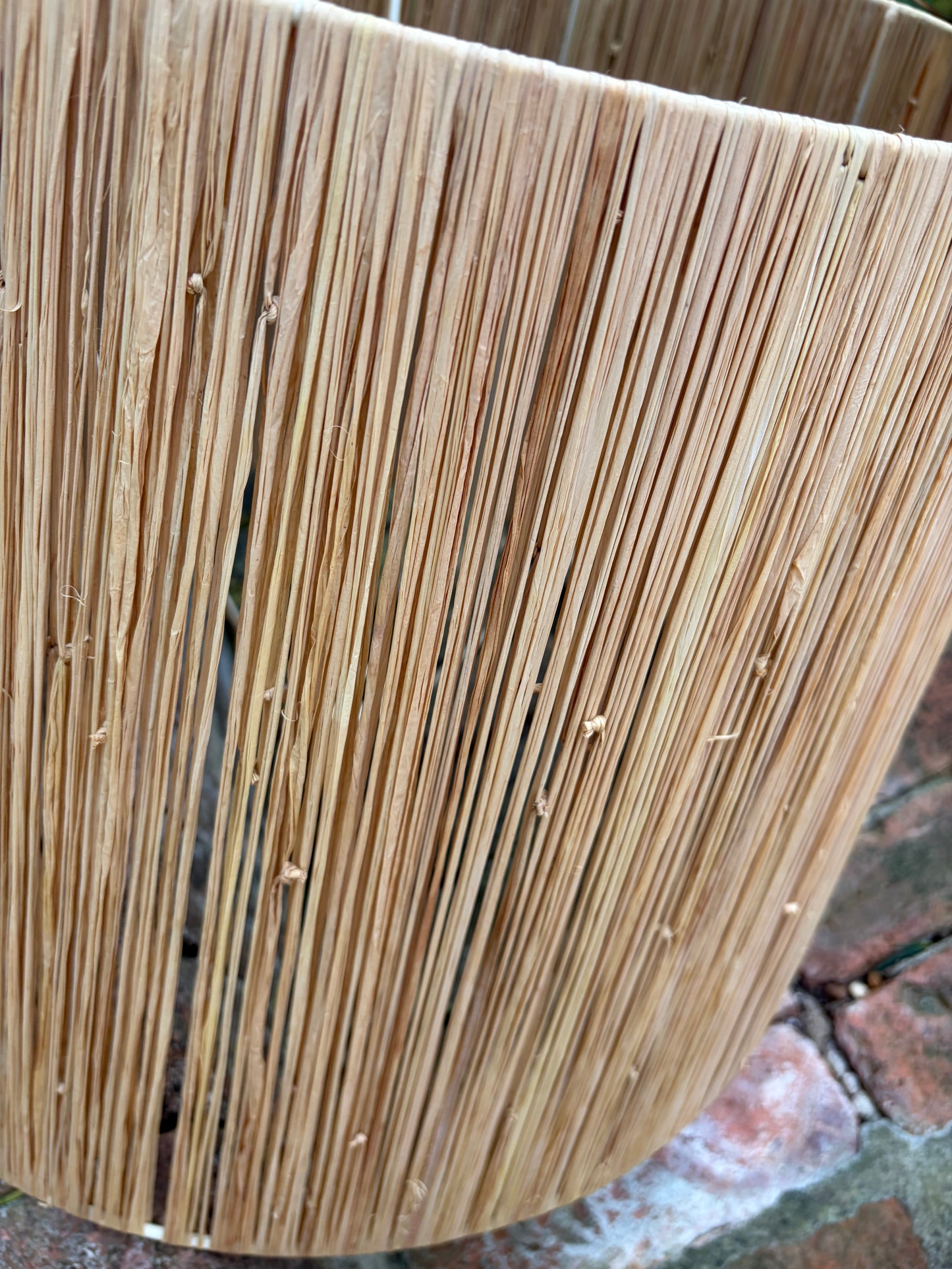 RAFFIA LAMPSHADE