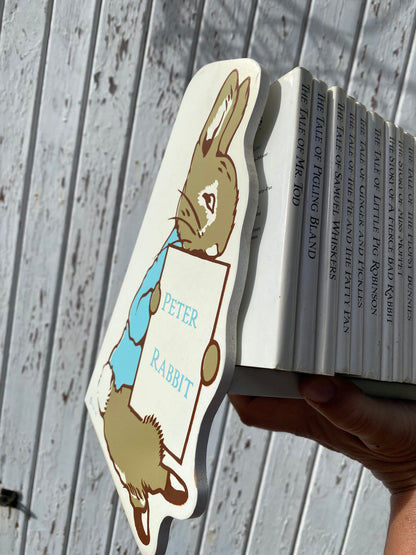 POTTER BOOKS AND SHELF