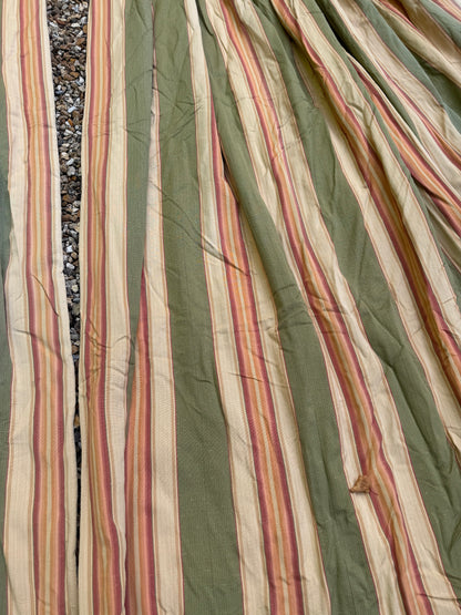 STRIPED SILK CURTAINS
