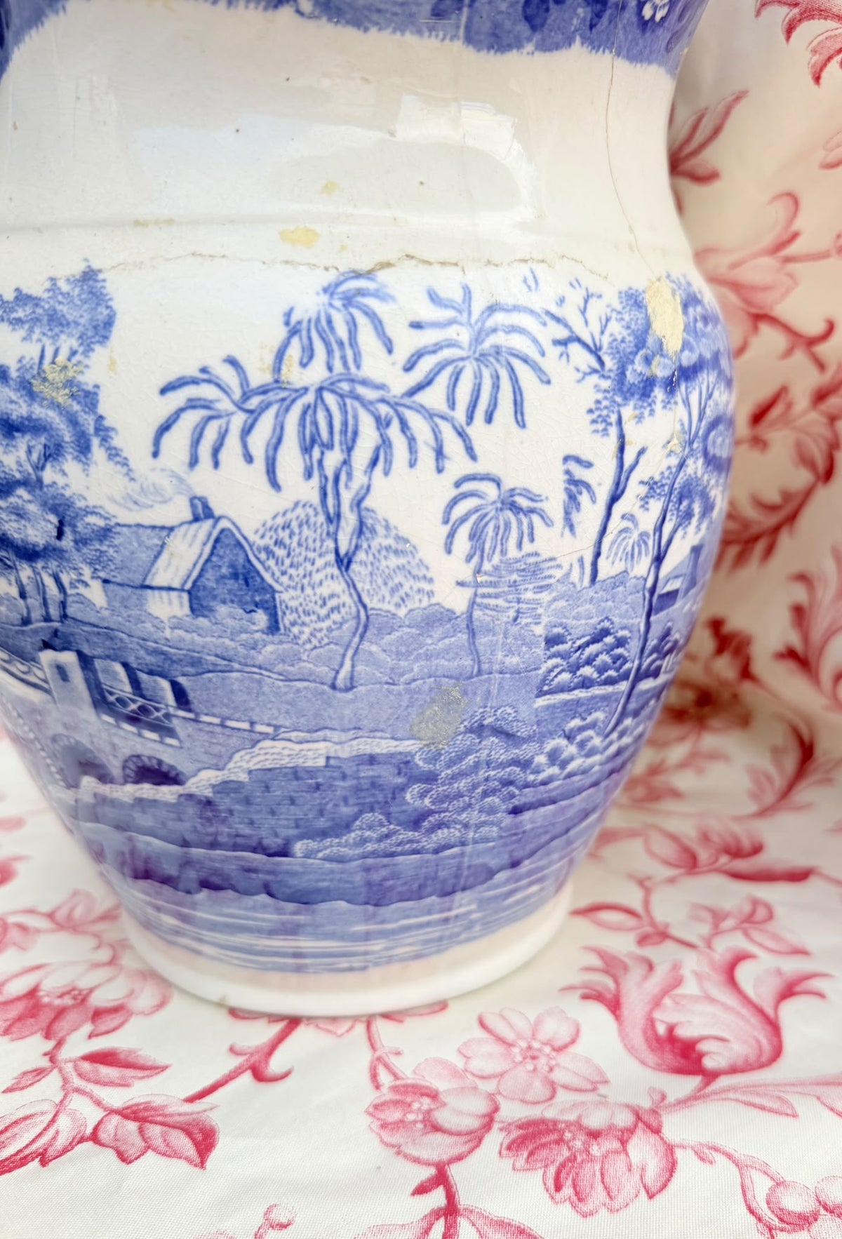 BLUE AND WHITE JUG