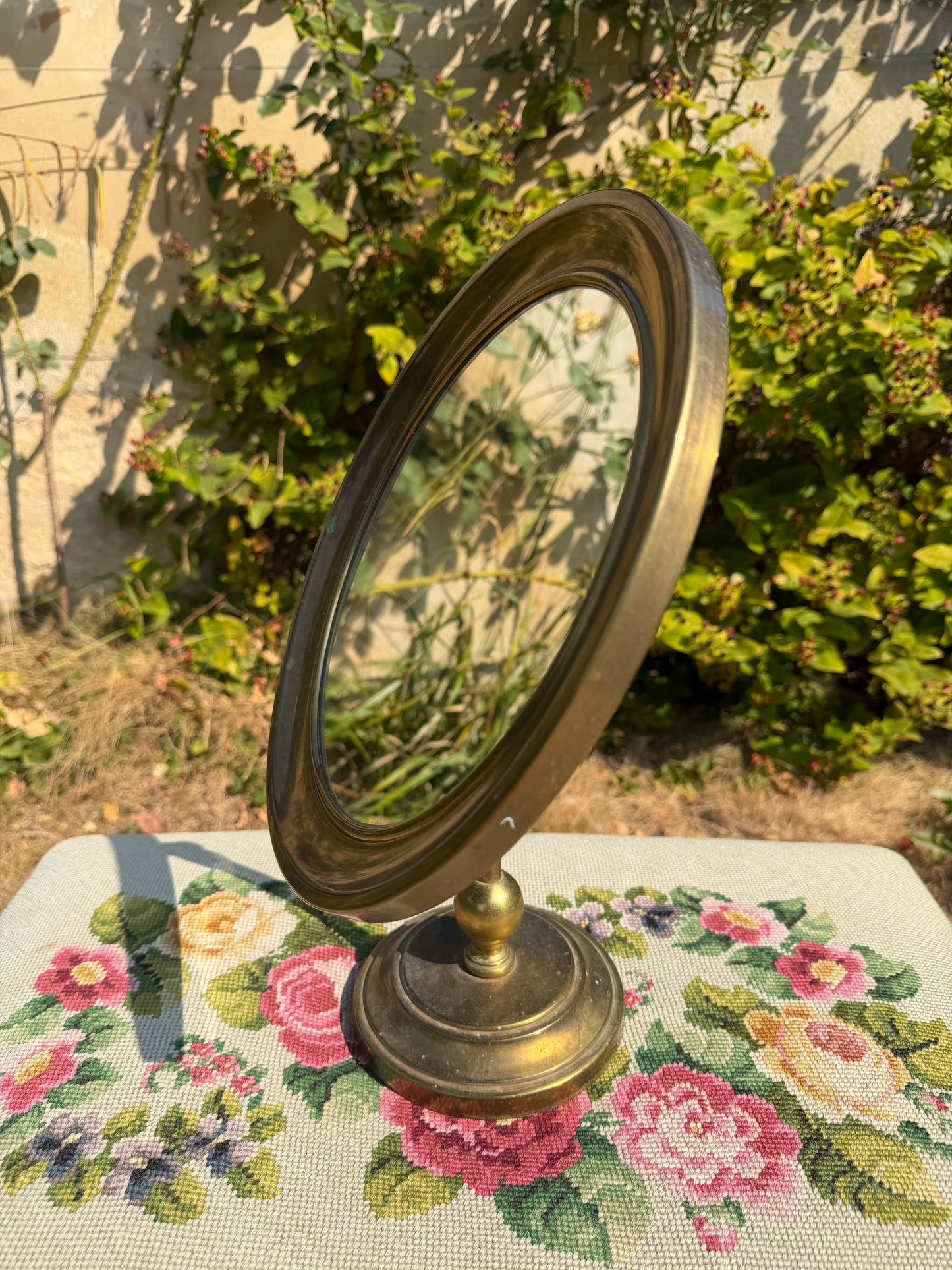 BRASS MIRROR