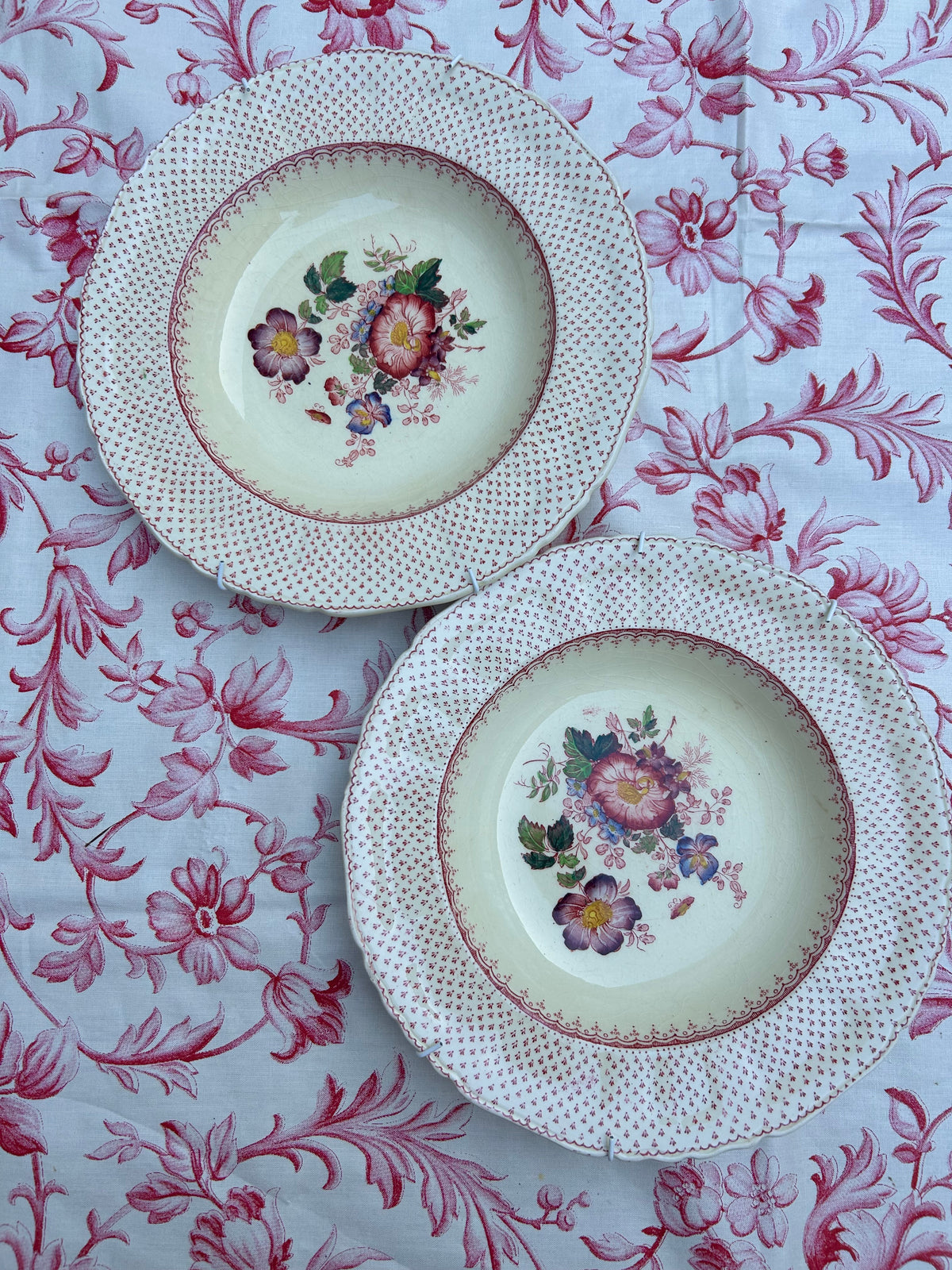 PAIR OF PLATES