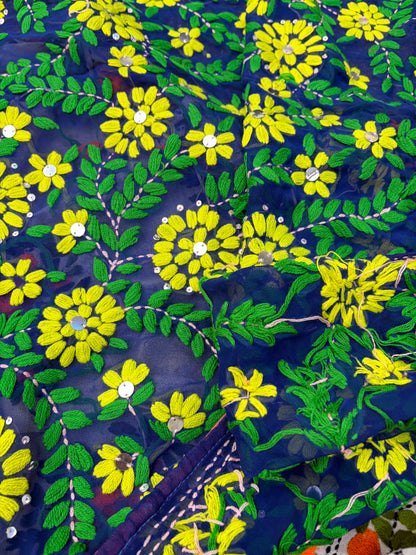 EMBROIDERED SILK