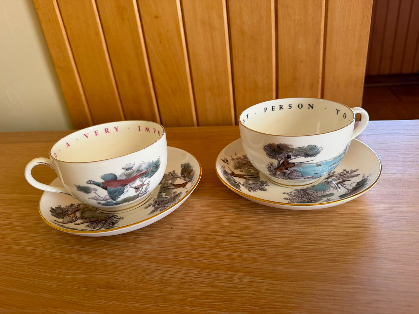 TEACUP AND SAUCERS