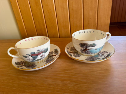 TEACUP AND SAUCERS