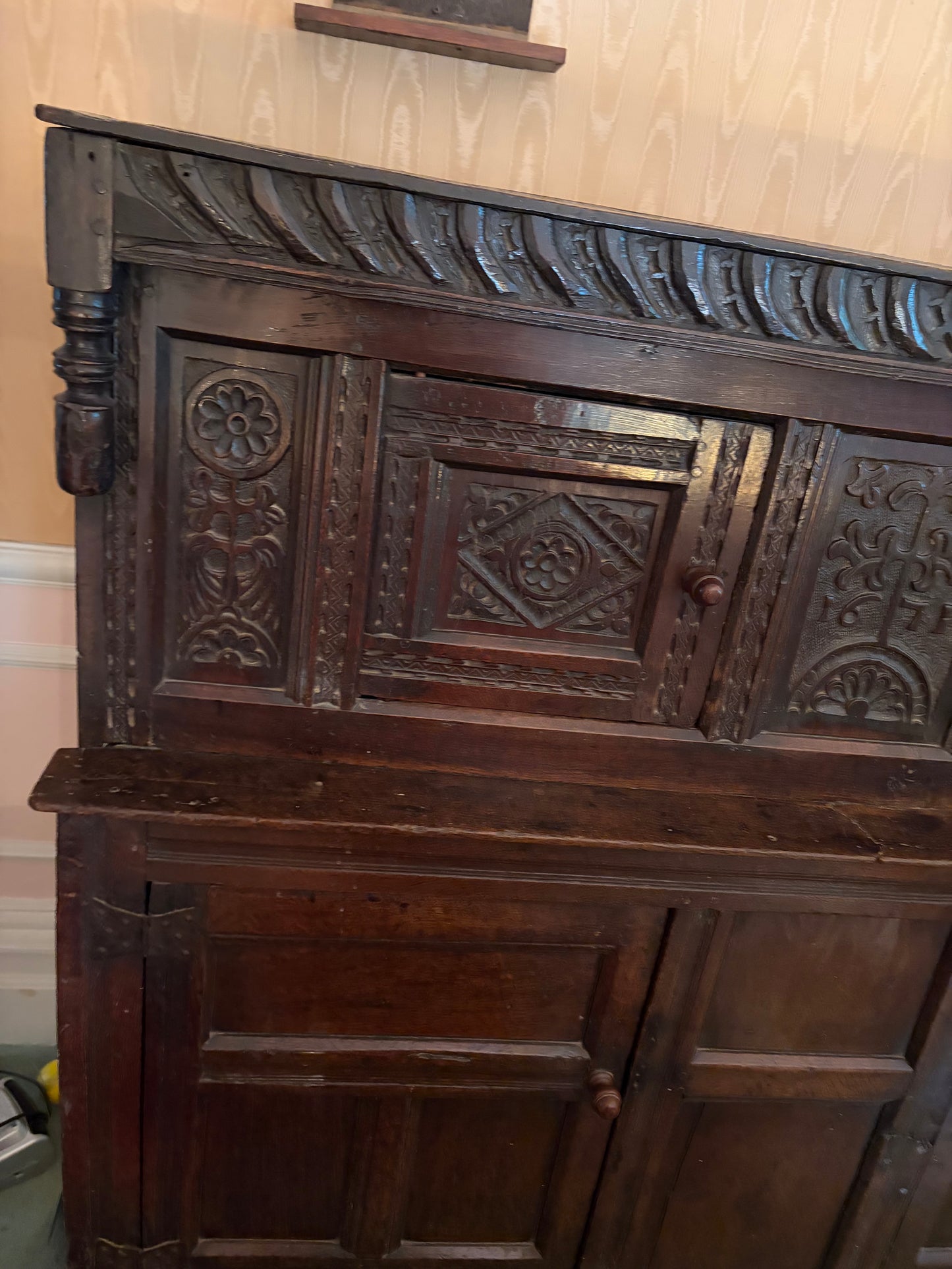 CARVED SIDEBOARD