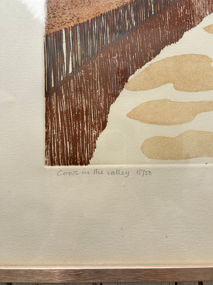 FRAMED WOODCUT